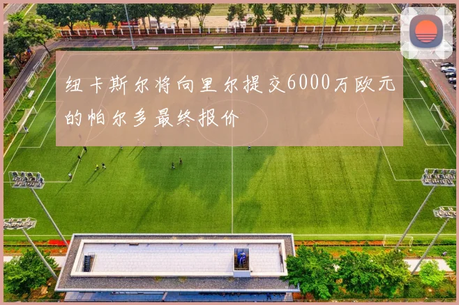 纽卡斯尔将向里尔提交6000万欧元的帕尔多最终报价